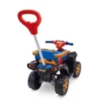 Quadriciclo Infantil Haste Anel Removível Vermelho Maral - Imagem 2