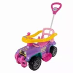 Carrinho Passeio Infantil Empurrador Bebê Roxo Plástico Menina Maral